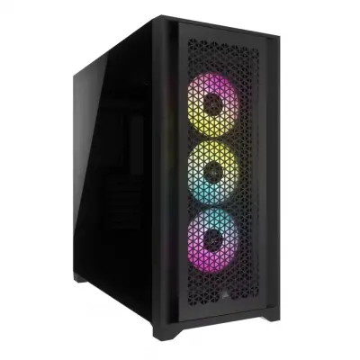 CORSAIR CC-9011242-WW iCUE 5000D RGB AIRFLOW TEMPERLI CAM MID TOWER SIYAH