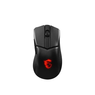 MSI GG CLUTCH GM31 LIGHTWEIGHT WIRELESS 73 GRAM MAX 12000 DPI 1000HZ/1MS PIXART PMW-3311 OPTIK SENSOR OMRON SWITCH RGB LED MYSTIC L