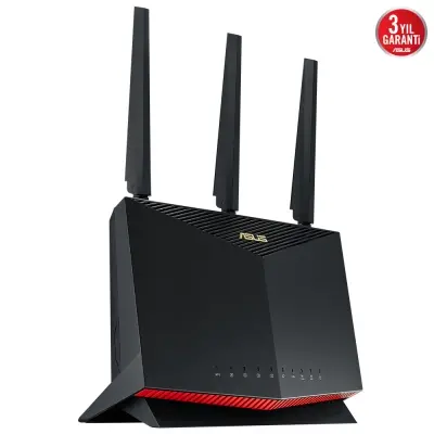 ASUS RT-AX86U PRO WIFI6 DUAL BAND GAMİNG Aİ MESH Aİ PROTECTİON TORRENT-BULUT-DLNA-4G-VPN-ROUTER-ACCESS POİNT