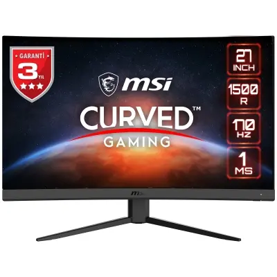 MSI 27 G27CQ4 E2 2560x1440 (WQHD) 16:9 CURVE 1500R VA 170HZ 1MS ADAPTIVE-SYNC GAMING MONITOR