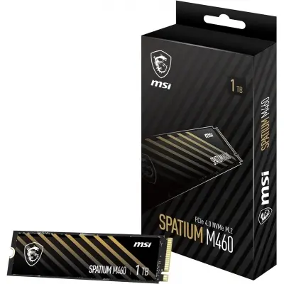 MSI SSD SPATIUM M460 NVME M.2 1TB NVME M.2 1TB R:5000 W:4500