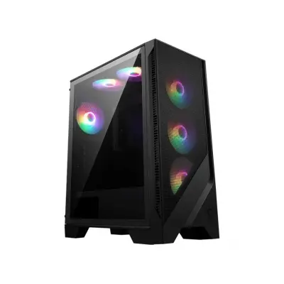 MSI MAG FORGE 120A AIRFLOW TEMPERLİ CAM 6 X120MM AUTO RGB FAN ATX GAMİNG BİLGİSAYAR KASASI