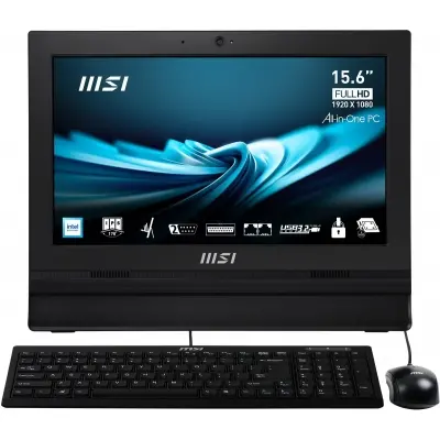 MSI PRO AP162T ADL-002XTR 15.6 FHD 16:9 (1920X1080) N100 4GB DDR4 256GB SSD DOS TOUCH AIO PC