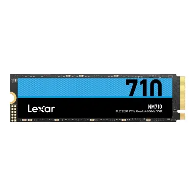 LEXAR SSD NM710X 500GB HIGH SPEED PCIe GEN 4X4 M.2 NVMe UP TO 5000 MB/S READ AND 2600 MB/S WRITE LNM710X500G-RNNNG