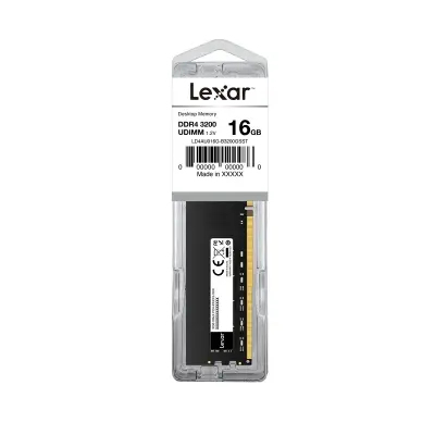 LEXAR RAM DT DDR4 U-DIMM 16GB 288 PIN 3200MBPS CL22 1.2V- BLISTER PACKAGE LD4AU016G-B3200GSST