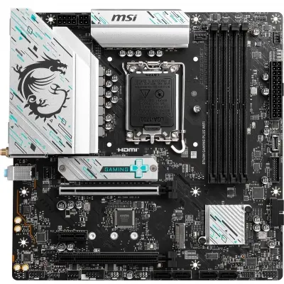 MSI B760M GAMING PLUS WIFI SOKET 1700 DDR5 6800(OC) PCI-E M.2 USB3.2 HDMIDP 1X 2.5G LAN WI-FI 6E MATX