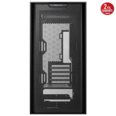 ASUS A21 360 MM SOĞUTUCU ALANI, 380 MM UZUNLUĞA KADAR EKRAN KARTI VE STANDART ATX PSU DESTEKLİ GİZLİ KABLO BÖLMELİ MICRO-ATX KASA