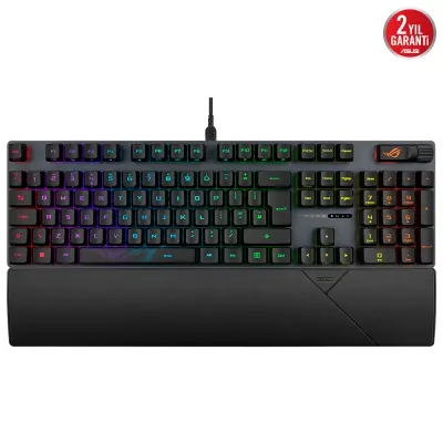 ASUS ROG STRIX SCOPE II RX AURA SYNC RGB MEKANİK TÜRKÇE TUŞ DİZİLİMİ ROG RX RED SWITCH IP57 MULTI FONKSİYONEL OYUNCU KLAVYESİ