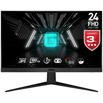 MSI 23.8 G2412F 1920x1080 (FHD) 16:9 FLAT RAPID IPS 180HZ 1MS ADAPTIVE-SYNC GAMING MONITOR