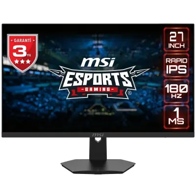 MSI 27 G274F 1920x1080 (FHD) 16:9 FLAT RAPID IPS 180HZ 1MS ADAPTIVE-SYNC GAMING MONITOR