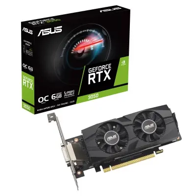 ASUS GEFORCE RTX3050-O6G-LP-BRK 1807MHz OC 1xHDMI 3xDP EKRAN KARTI