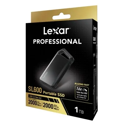 LEXAR 1TB LSL600X001T-RNBNG EXT.SSD 1TB USB3.2 GEN2X2 UP TO 2000MB/S READ AND 2000MB/S WRITE