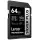 LEXAR LSDSIPL064G-BNNNG SD PROFESSIONAL SILVER PLUS SDXC UHS-I CARDS UP TO 205MB/S READ 100MB/S WRITE C10 V30 U3