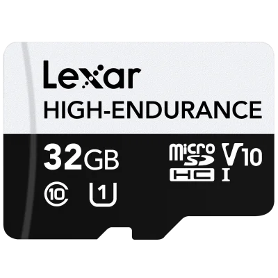 LEXAR 32GB LMSHGED032G-BCNNG MICROSD HIGH-ENDURANCE MICROSDHC/MICROSDHC UHS-I CARDS UP TO 100MB/S READ 30MB/S WRITE C10 A1 V10 U1