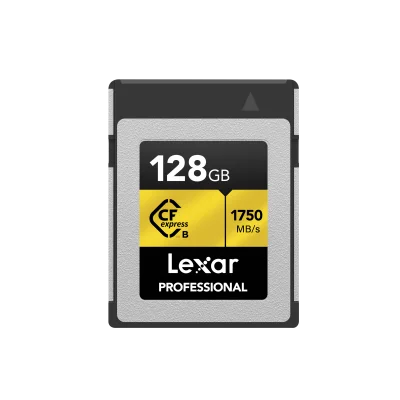 LEXAR 128GB LCXEXPR128G-RNENG CF-EXP PROFESSIONAL CFEXPRESS TYPE-B CARD UP TO 1750MB/S READ 1500MB/S WRITE