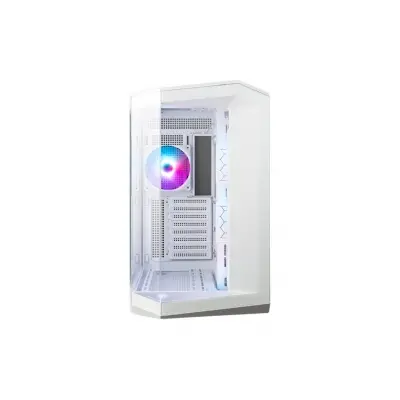 MSI MAG PANO 100R PZ WHITE Temperli Cam 3x120mm 1x120mm ARGB Fan ATX Beyaz Panoramik Gaming Bilgisayar Kasası