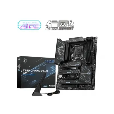 MSI MB Z890 GAMING PLUS WIFI SOKET 1851 DDR5 9200MHZ(OC) USB 20Gbps 4xM.2 1xTB4 HDMI DISPLAY 5G LAN WIFI 7 ATX