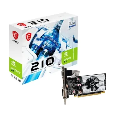 MSI VGA N210-1GD3/LP GT210 1GB DDR3 64B DX12 PCIE 2.0 X16 (1XVGA 1XDVI 1XHDMI)