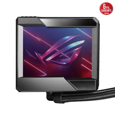 ASUS ROG RYUJIN III 360 ARGB EXTREME SIVI SOĞUTUCU ASETEK EMMA GEN8 V2 POMPA, YÜKSEK HAVA AKIŞI VE STATİK BASINÇ İÇİN MANYETİK ARGB FANLAR 3.5