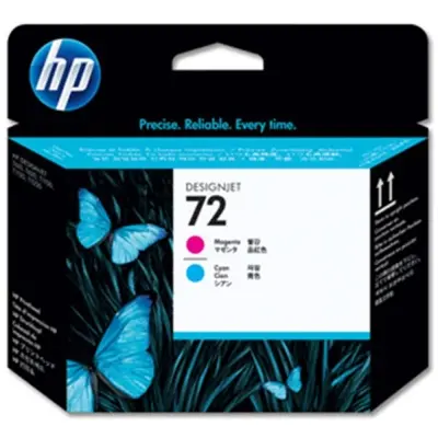 HP  C9383A 72 Magenta-Cyan Kırmızı-Mavi Baskı Kafası C9383A