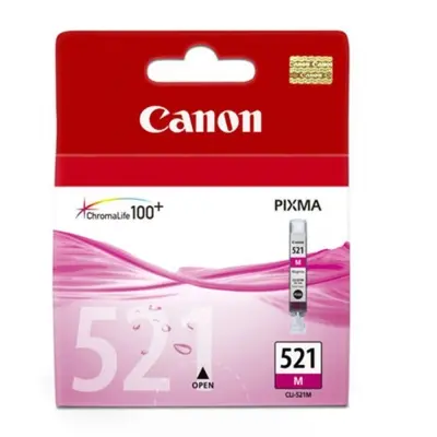 Canon CLI-521M Magenta Kırmızı Mürekkep Kartuş MP260-540-550-560-620-630 MX860-870