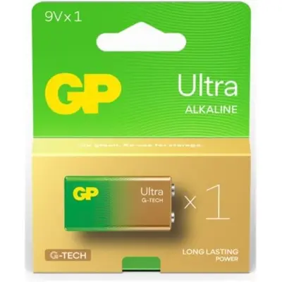 GP G-Tech 9V Ultra Alkalin Pil Tekli Paket GP1604AU