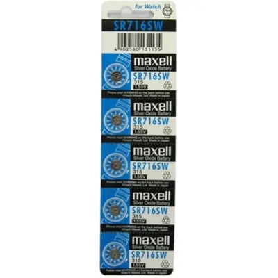 Maxell Sr-716Sw-315 10lu Paket Pil