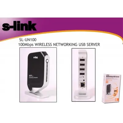 S-link SN-UN100 100mhps Wrls Networking Usb Server