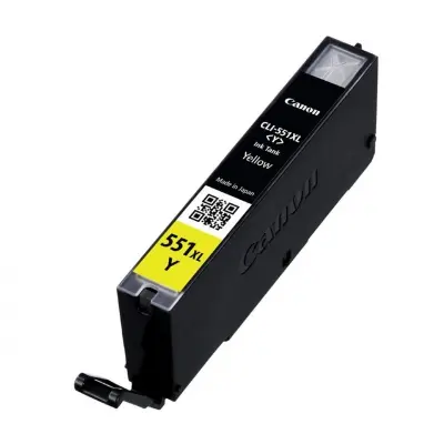 Canon CLI-551XL Y Yellow Sarı Yüksek Kapasiteli Mürekkep Kartuş IP7250 MX925