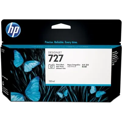 HP 727 Photo Black Foto Siyah 130ML Plotter Kartuşu B3P23A