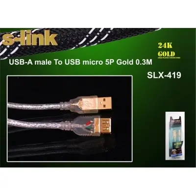 S-link SLX-419 0.30mt Micro 5p Kamera Kablosu