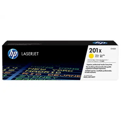 HP 201X Yellow Sarı Yüksek Kapasite 2.800 Sayfa Toner CF402X