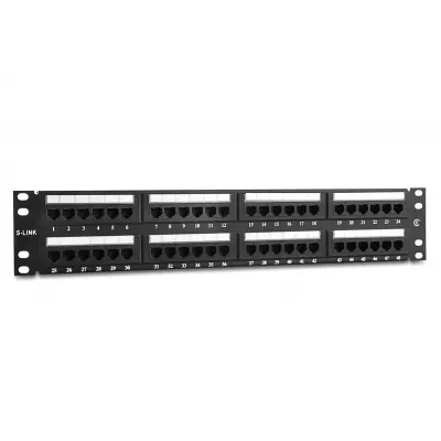 S-link  SL-PC48 48 Port Cat5 Utp Patch Panel