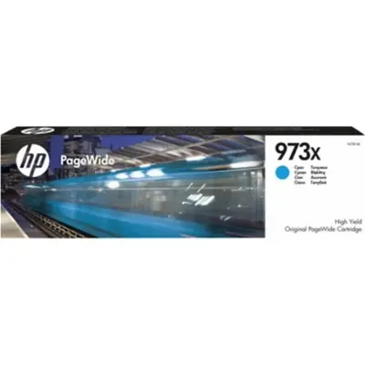 HP 973X Cyan Mavi Yüksek Kapasite Pagewide Kartuş F6T81AE