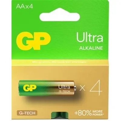 GP G-Tech LR6 AA Boy Ultra Alkalin Kalem Pil 4'lü Paket GP15AU-U4