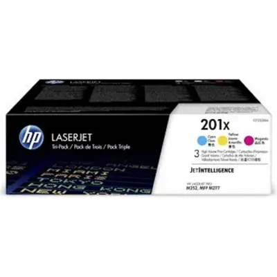 HP 201X Mavi-Kırmızı-Sarı 3lü Takım Toner CF253XM CF401X-CF402X-CF403X