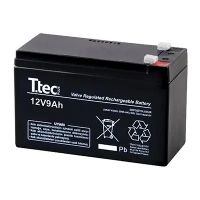 Ttec 12V 9AH Bakımsız Kuru Akü