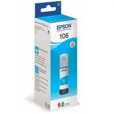 Epson 106 Cyan Mavi Şişe Mürekkep T00R240 L7160-7180