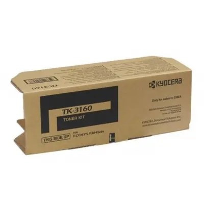 Kyocera TK-3160 Orjinal Fotokopi Toneri Ecosys M3145dn-3645dn  P3045-3055-3060-3065 12.500 Sayfa