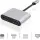 Dexim Dhu0004 Premium 4 in 1 USB-Typ-c HDMI VGA Hub for iPad Pro, Macbook, PC, Laptop 