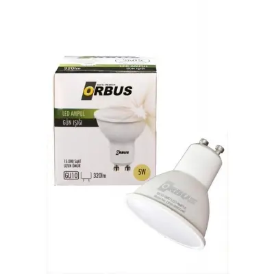 Orbus Orb-5w 5w Beyaz Işık Gu10 300lm 15.000 Saat Led Ampul