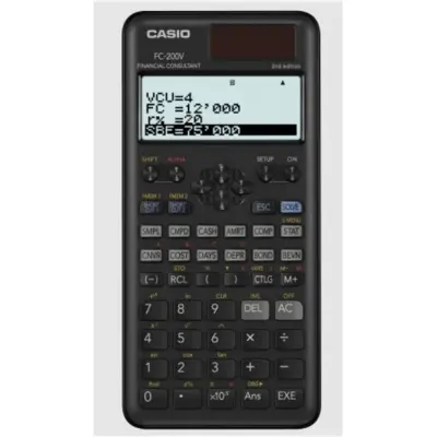 Casio FC-200V Finansal Hesap Makinesi