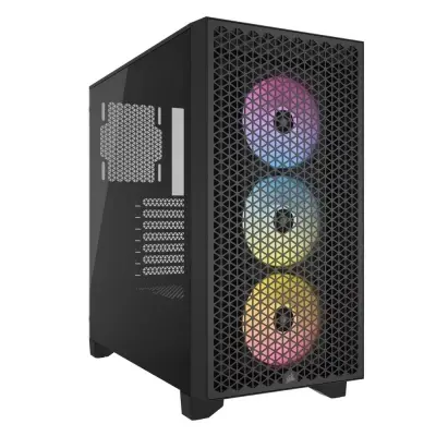 CORSAIR iCUE 3000D AIRFLOW 750W Tempered Glass USB 3.2 Siyah ATX Mid Tower Kasa